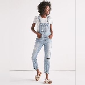 Lucky Brand The Boyfriend Denim Overalls